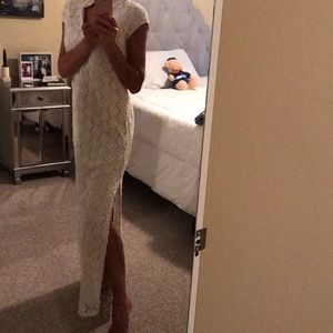 Sail to Sable White long dress